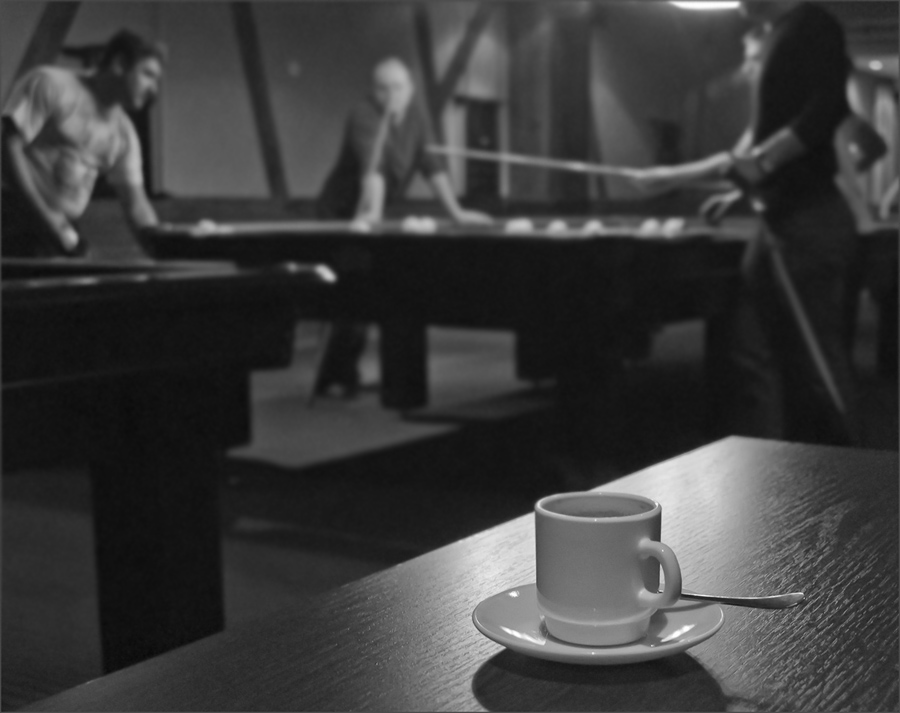 : Le billiard et le caf