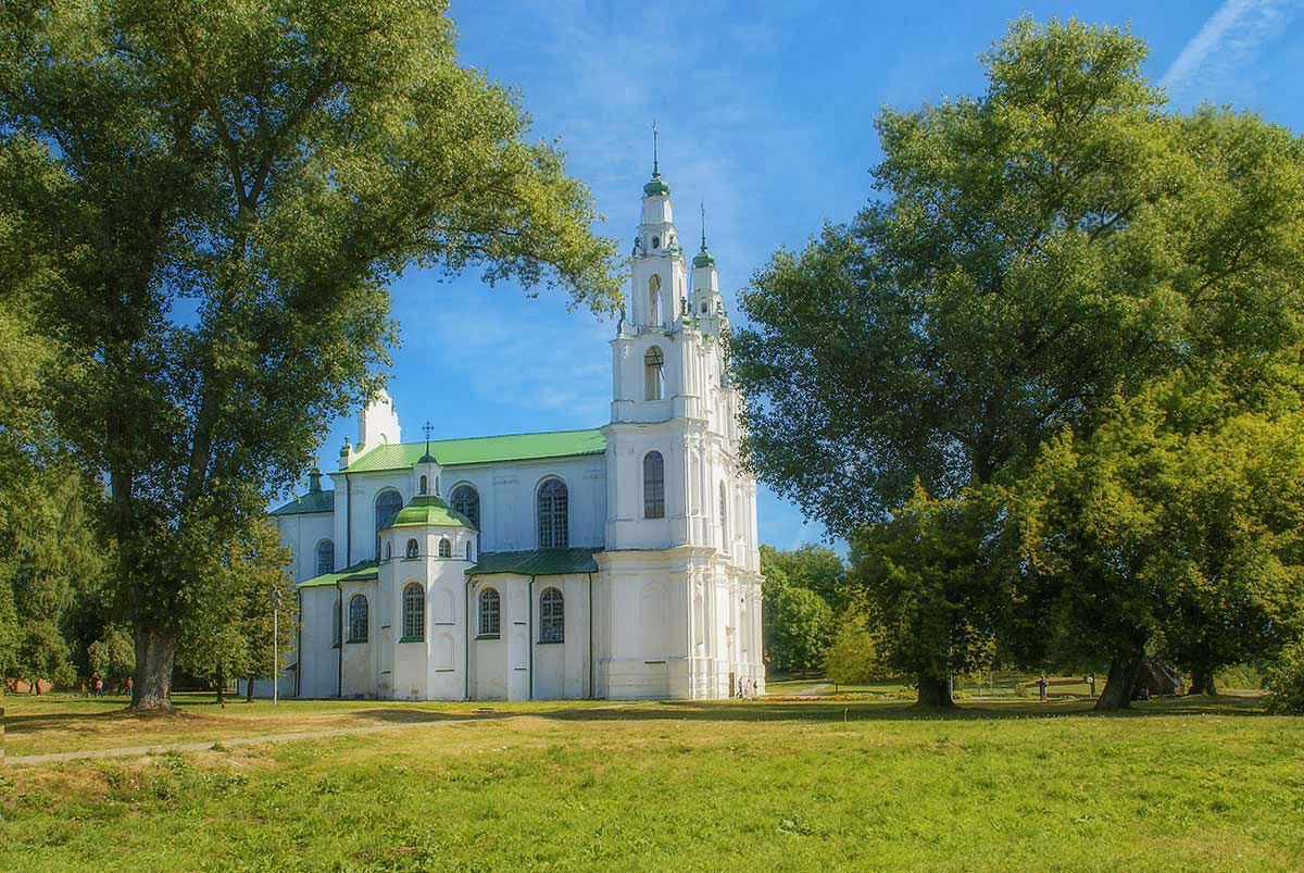 Храм Святой Софии в Полоцке зимой