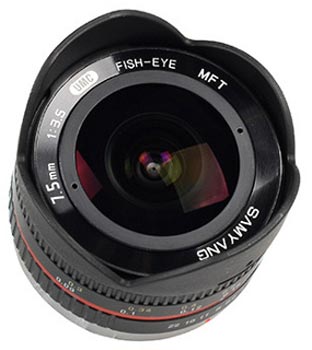 Samyang 7.5mm 1:3.5 UMC Fisheye MFT