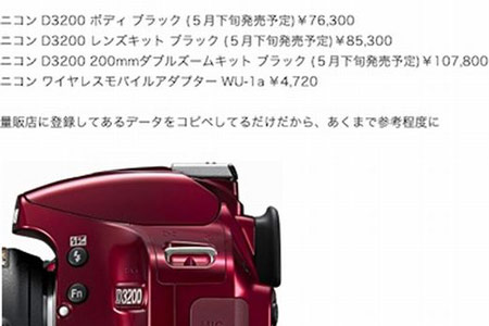        Nikon D3200