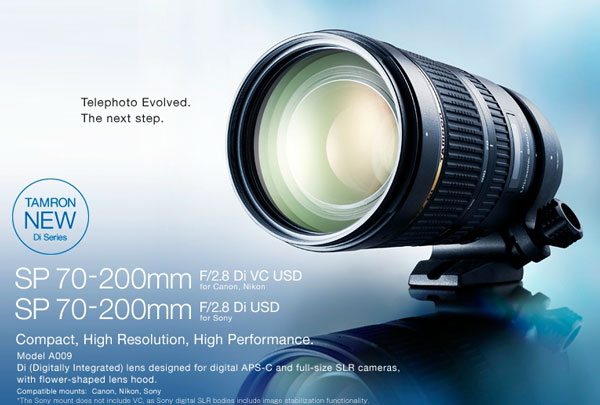   Tamron 70-200mm f/2.8 VC USD   Nikon F  28 
