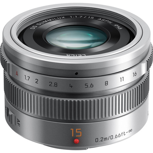   Panasonic Leica DG Summilux 15mm F1.7 ASPH  $599