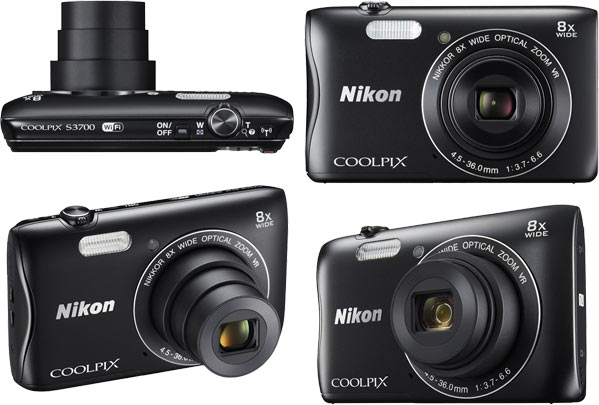  Nikon Coolpix S3700  96 x 58 x 20   118 