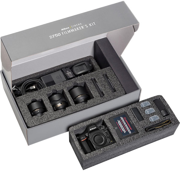    Nikon D750 DSLR Filmmaker's Kit   $4000