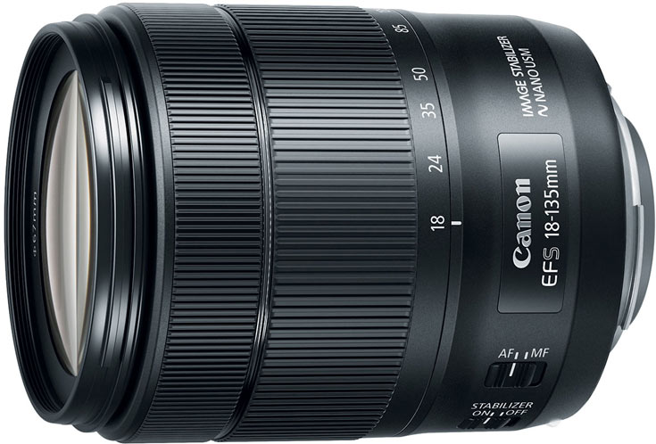  Canon EF-S18-135mm f/3.5-5.6 IS USM        $600
