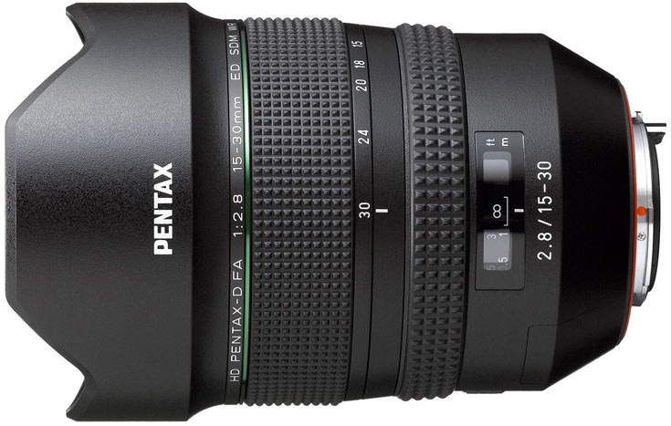    HD Pentax-D FA 15-30mm F2.8 ED SDM WR         $1500