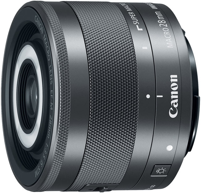  Canon EF-M 28mm f/3.5 Macro IS STM    $300