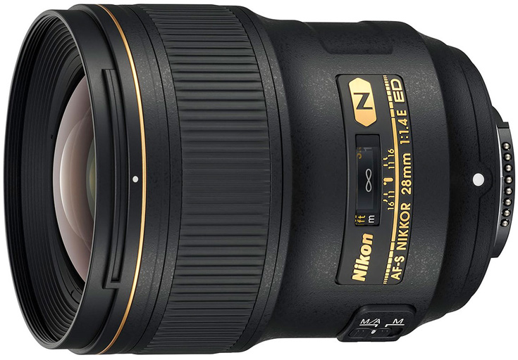   Nikon AF-S Nikkor 28mm f/1.4E ED         $2000