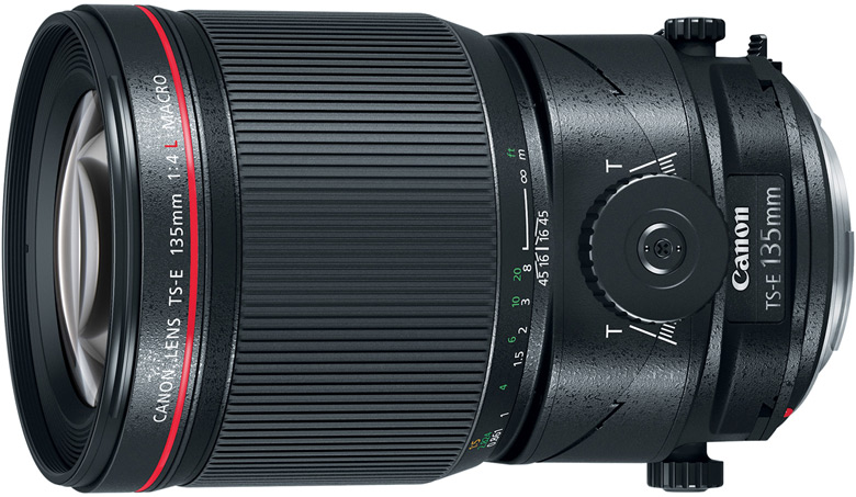    Canon TS-E  50mm f/2.8L Macro, TS-E 90mm f/2.8L Macro  TS-E 135mm f/4L Macro  $2199